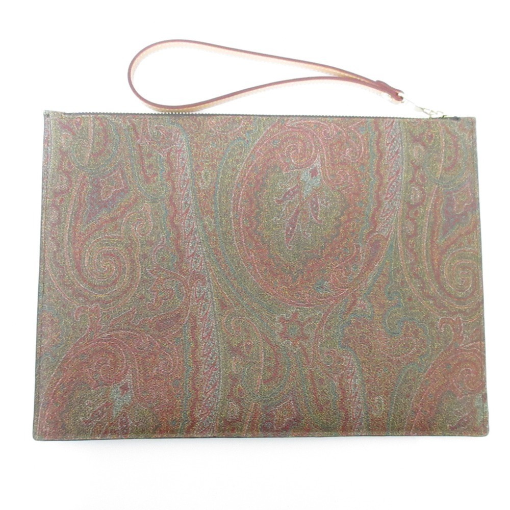 ETRO Paisley Clutch Bag, Brown, Men's & Women's